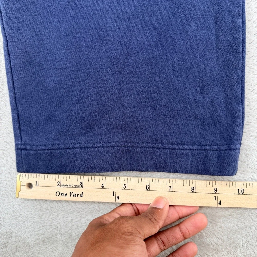 VTG Y2K Nike Sweatpants Mens L‎ Blue Fleece Straight Leg Fleece Lounge Athletic